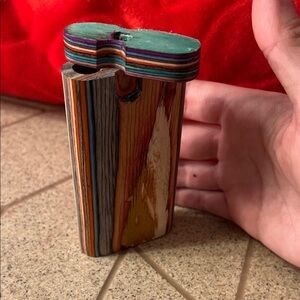 Multicolor Wooden cigarette case